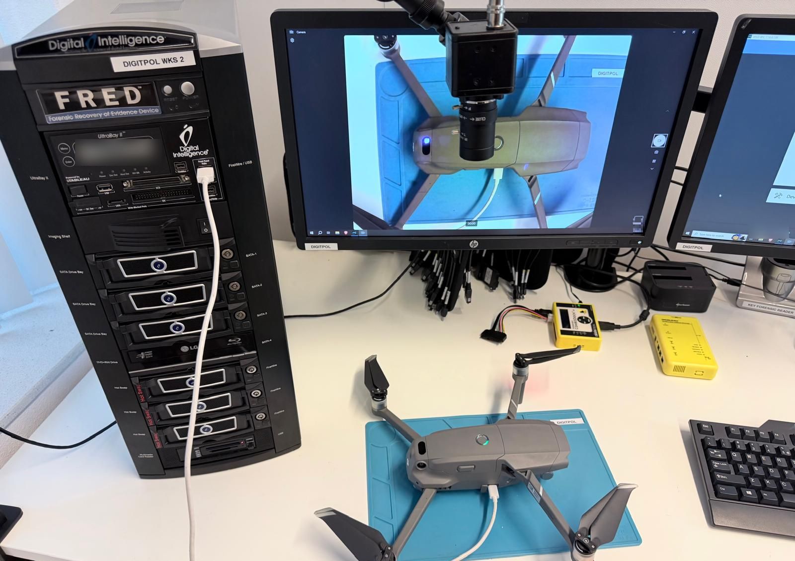 Forensic data from drones